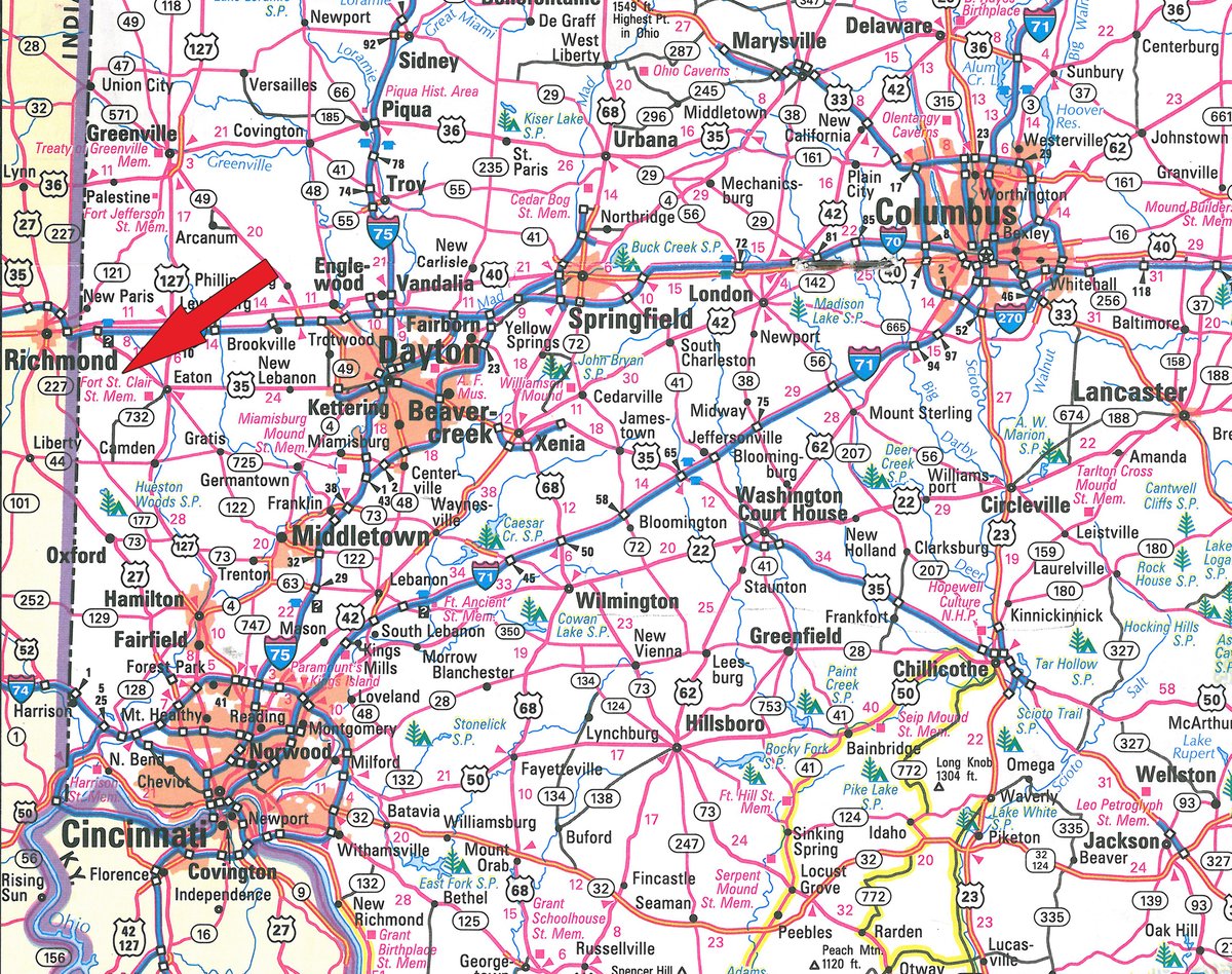 Area map - PRIME OHIO FARM AUCTION - 198+/- ACRES IN 4 TRACTS IN PREBLE COUNTY, OHIO